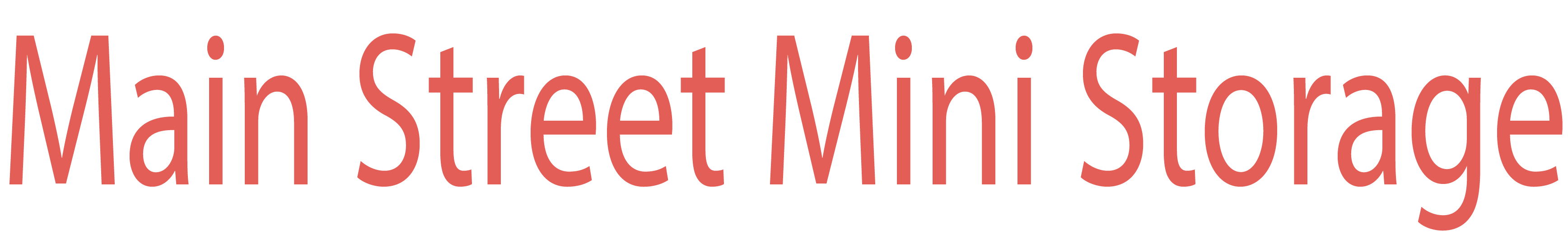 Main Street Mini Storage Logo